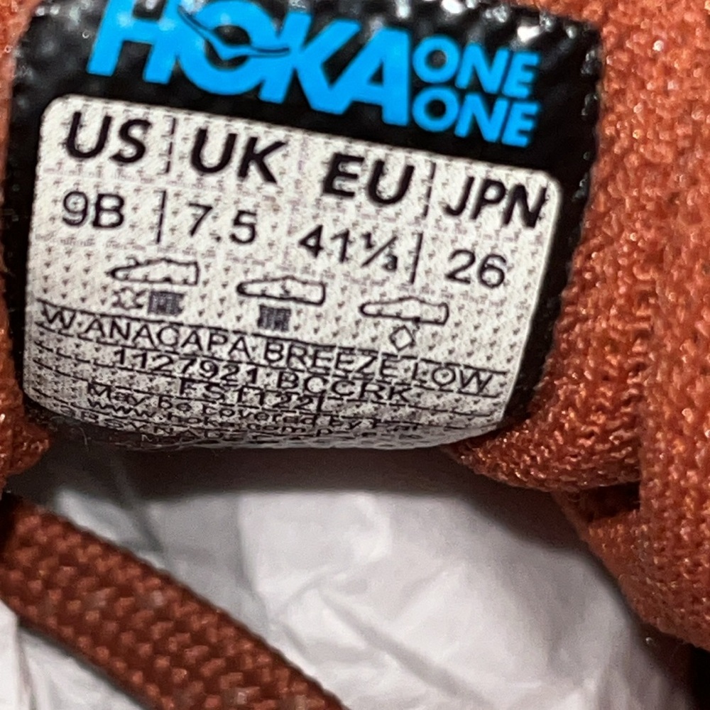 HOKA
WOMEN'S ANACAPA BREEZE LOW RETAIL PRICE 
$169.99 USD - Picture 7 of 8